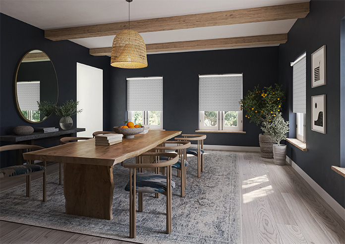 Peruvian Tile, Llama Grey - Twist&Fit Roller Blind - Image 7
